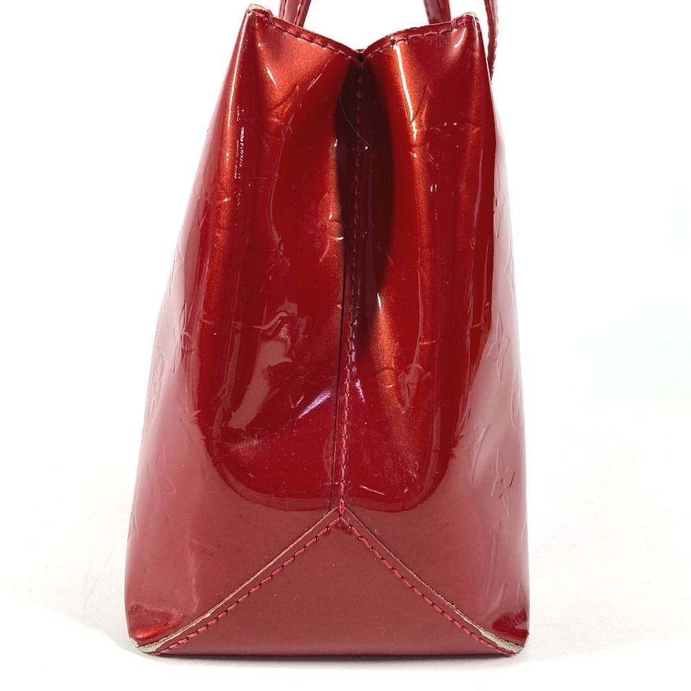 Louis Vuitton Tote Wilshire PM Monogram Vernis Canvas Pomme D'amour — view 4