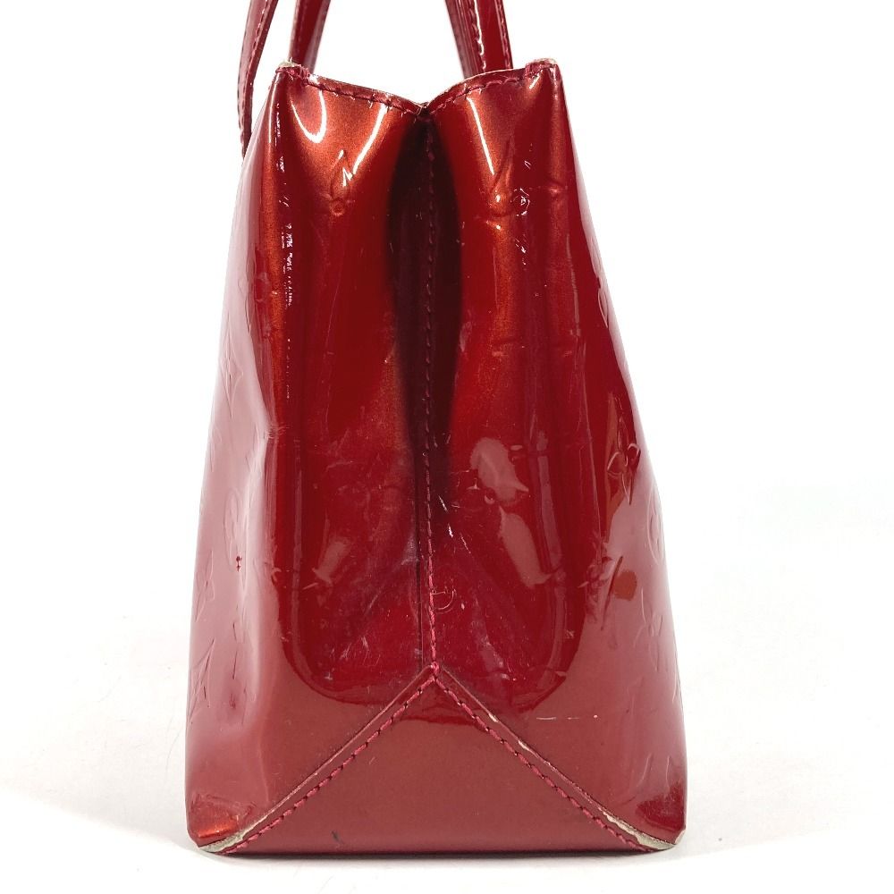 Louis Vuitton Tote Wilshire PM Monogram Vernis Canvas Pomme D'amour — view 3