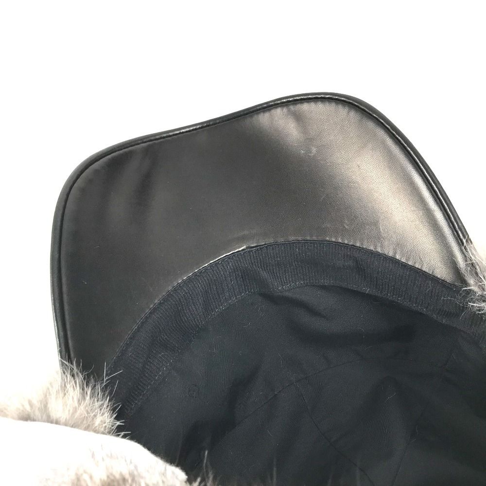 Louis Vuitton Cap Flight Cap LV Logo Nylon Black — view 6