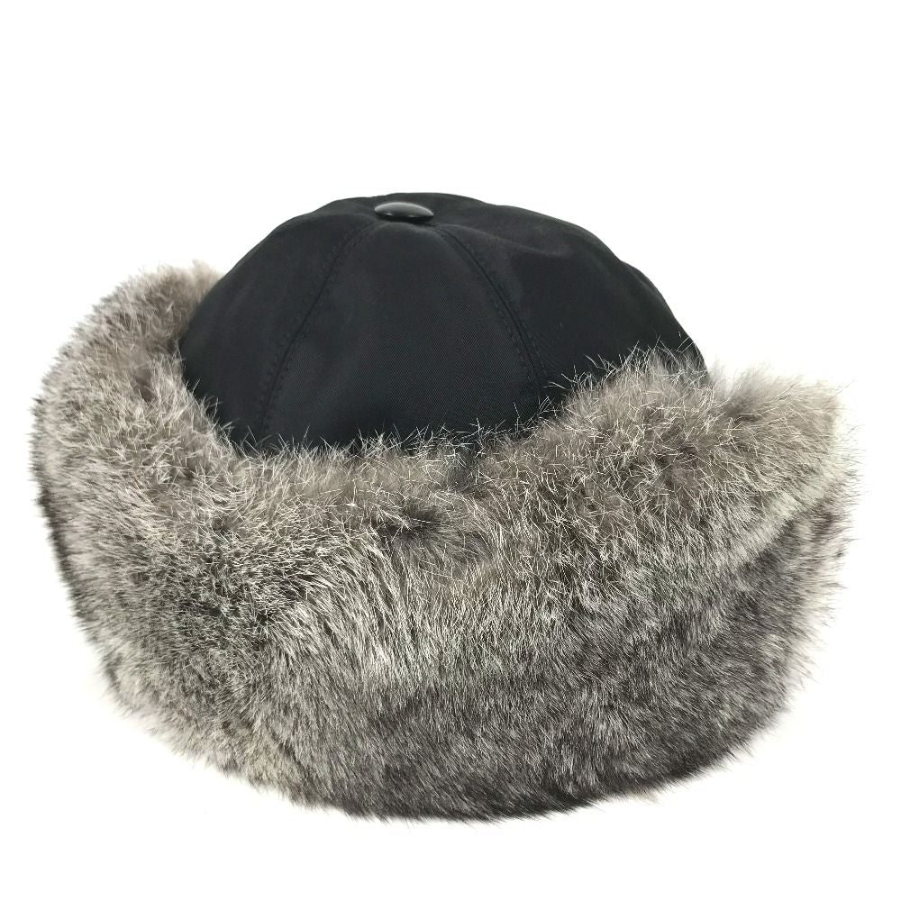 Louis Vuitton Cap Flight Cap LV Logo Nylon Black — view 2
