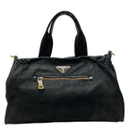 Prada Handbag Black Leather