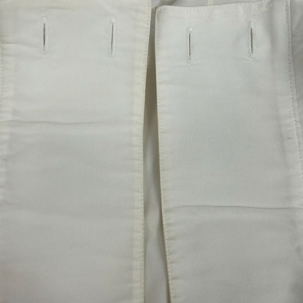 Chanel Long Sleeve Shirt Blouse 36 S Ivory — view 7