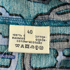 Hermes Short Sleeve T-Shirt 40 M Green Blue Navy Modern Buckle — view 5