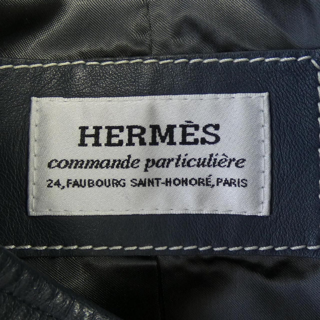 Hermes Leather Rider's Jacket — view 4