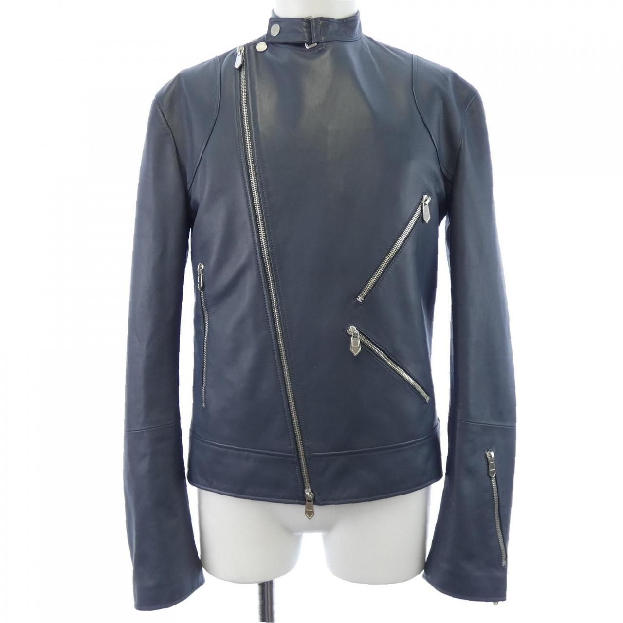 Hermes Leather Rider's Jacket