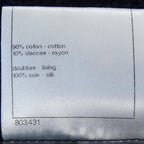 Chanel Collarless Jacket Navy — view 3