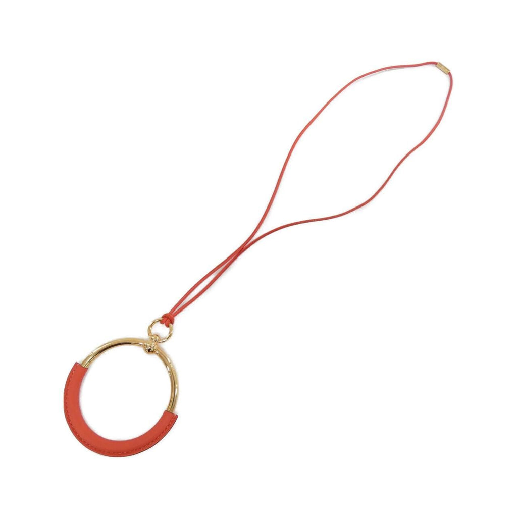 Hermes Loop Necklace Pink — view 2