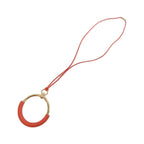 Hermes Loop Necklace Pink — view 2