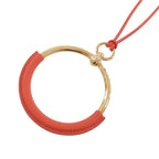 Hermes Loop Necklace Pink