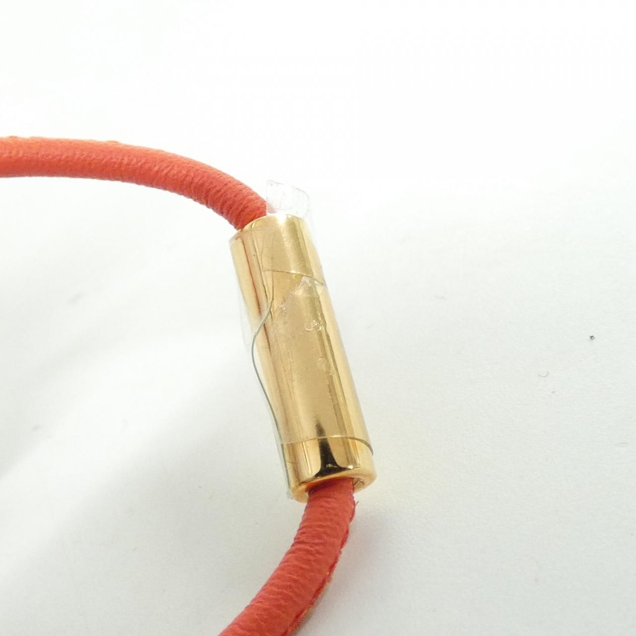 Hermes Loop Necklace Pink — view 3