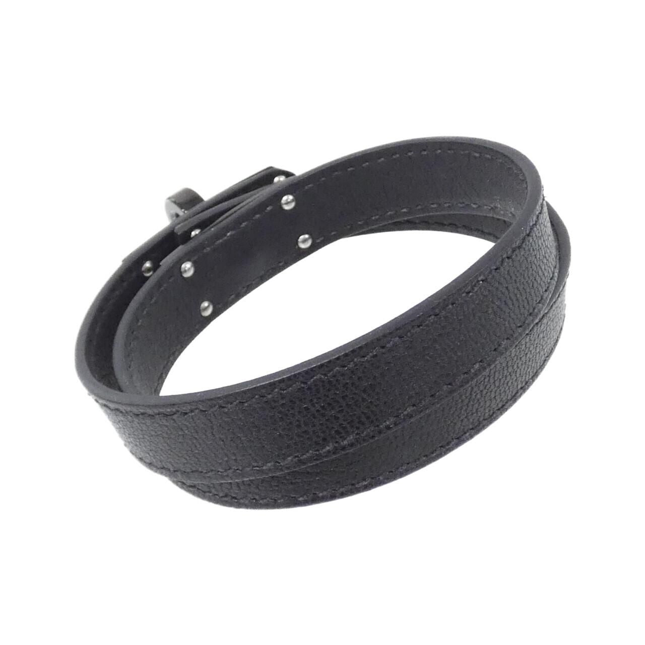 Hermes Kelly Double Tour So Black Bracelet — view 2
