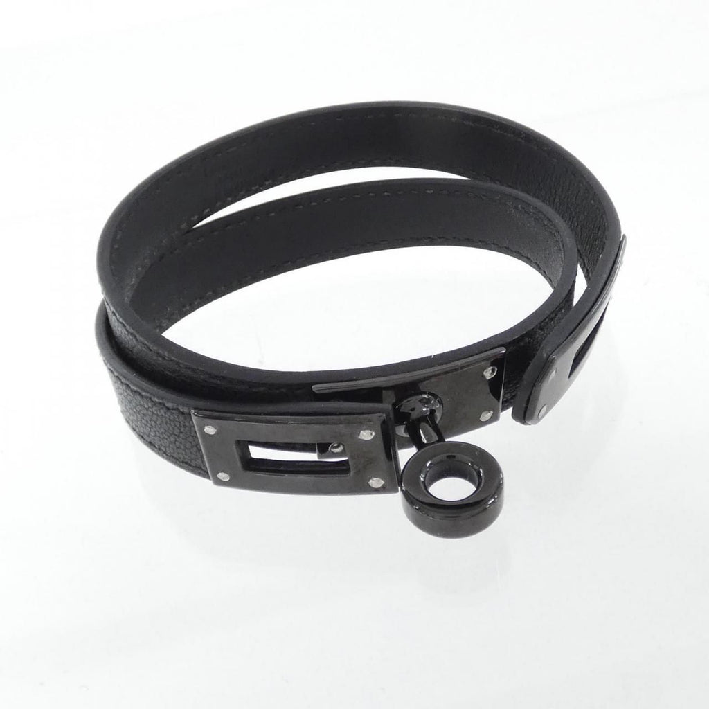 Hermes Kelly Double Tour So Black Bracelet — view 3