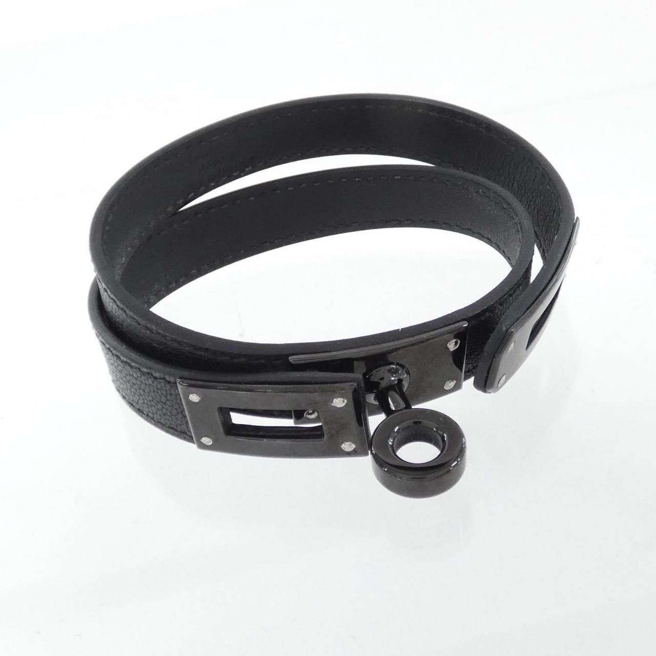 Hermes Kelly Double Tour So Black Bracelet — view 3