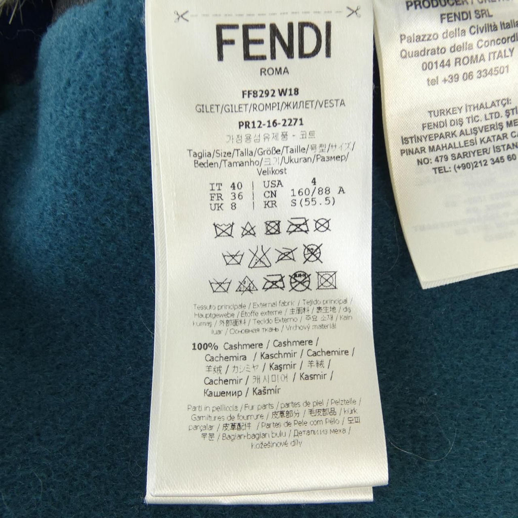 Fendi 18 Vest Blue — view 3