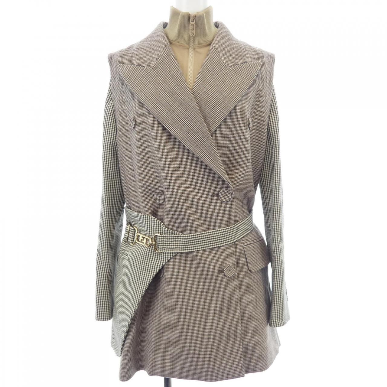 Fendi Aksm Jacket Beige