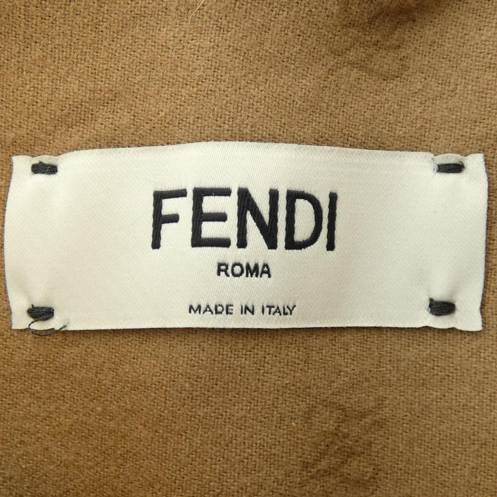 Fendi Calligraphy Shorts Brown — view 4