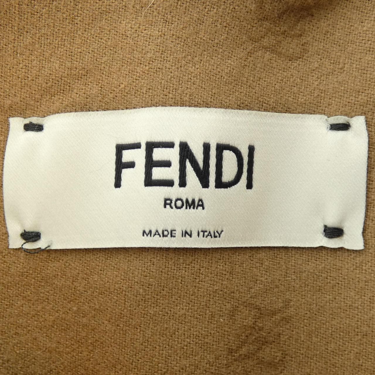 Fendi Calligraphy Shorts Brown — view 4