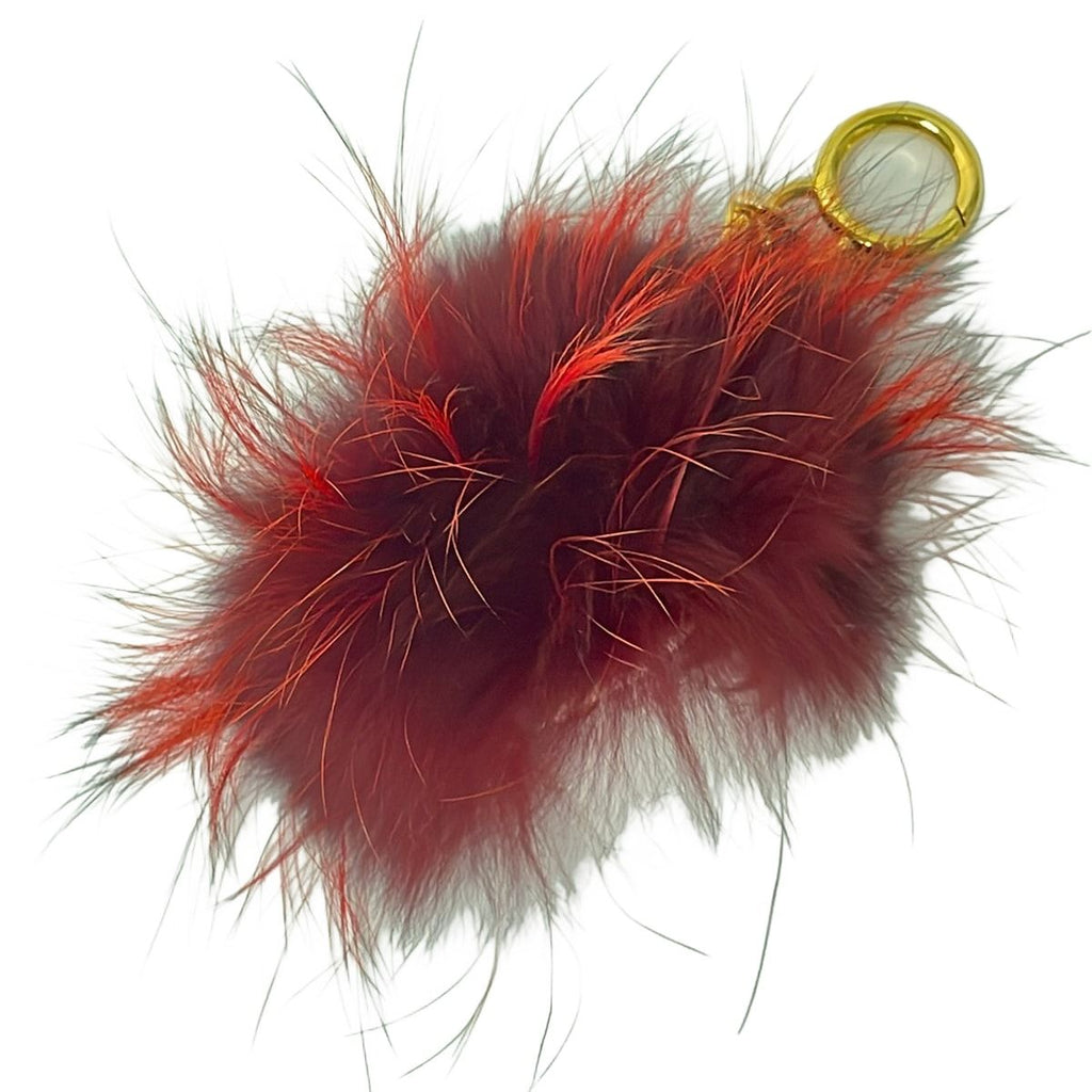 Fendi Key Holder Bag Bugs Red White Black Leather — view 2
