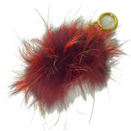 Fendi Key Holder Bag Bugs Red White Black Leather — view 2