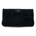 Louis Vuitton Sofia Coppola Suede Clutch Black Gold — view 2