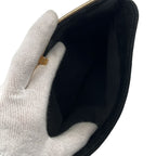 Louis Vuitton Sofia Coppola Suede Clutch Black Gold — view 4