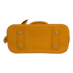 Louis Vuitton Alma BB Vernis Monogram Handbag Yellow — view 5