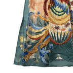 Hermes Phoenix Myth Silk High Waist Skirt 36 Multicolor — view 3