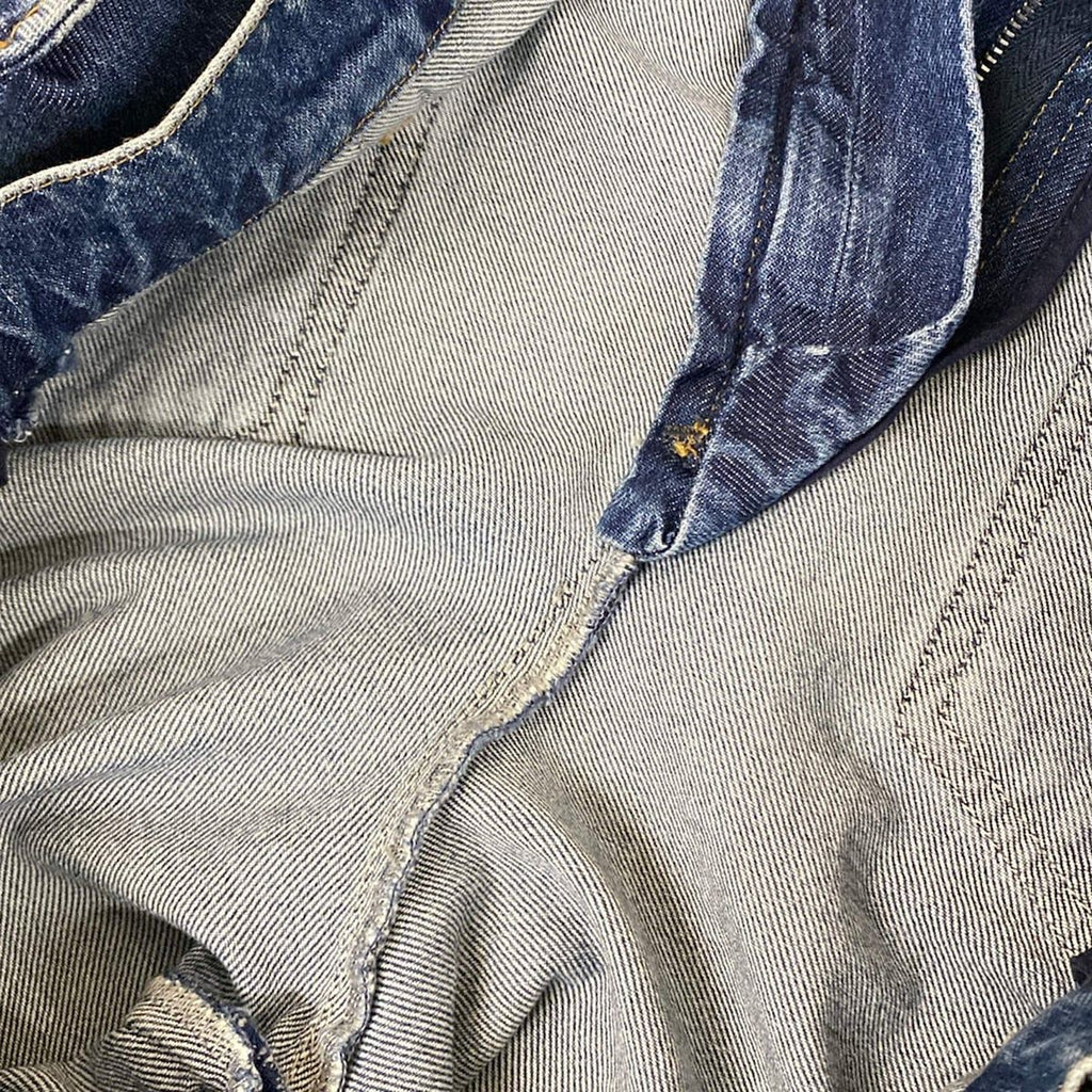 Chanel Jeans 36 S Blue Rhinestone Cotton — view 8
