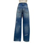 Chanel Jeans 36 S Blue Embroidery Denim Heart Coco Cotton — view 2