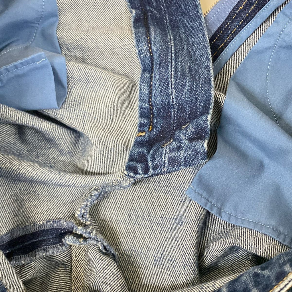 Chanel Jeans 36 S Blue Embroidery Denim Heart Coco Cotton — view 8