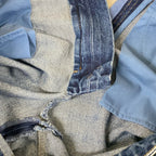Chanel Jeans 36 S Blue Embroidery Denim Heart Coco Cotton — view 8