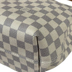 Louis Vuitton Gray Souffle PM Damier Azur Shoulder Bag Canvas White — view 8