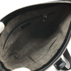 Gucci Embossed Signature Leather Shoulder Bag Black — view 8