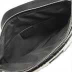 Gucci Guccissima Leather Logo Embossed Belt Bag Black Blunt Gentleman — view 8