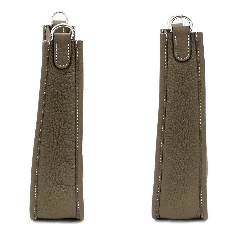 Hermes Evelyne TPM Etoupe Silver Taurillon Clemence Leather Shoulder — view 3