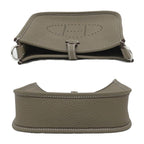Hermes Evelyne TPM Etoupe Silver Taurillon Clemence Leather Shoulder — view 4