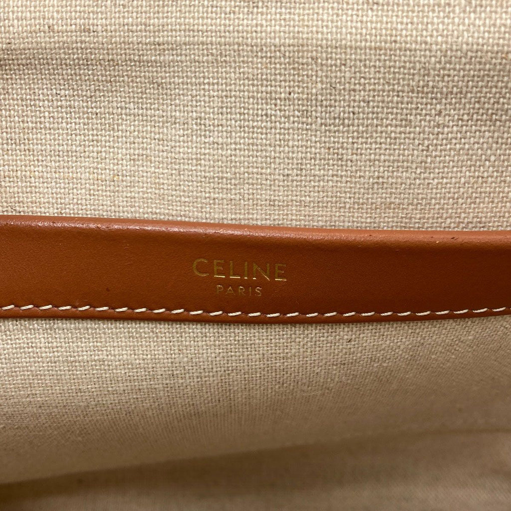 Celine Small Cabas Thais 2-Way Handbag Canvas — view 6