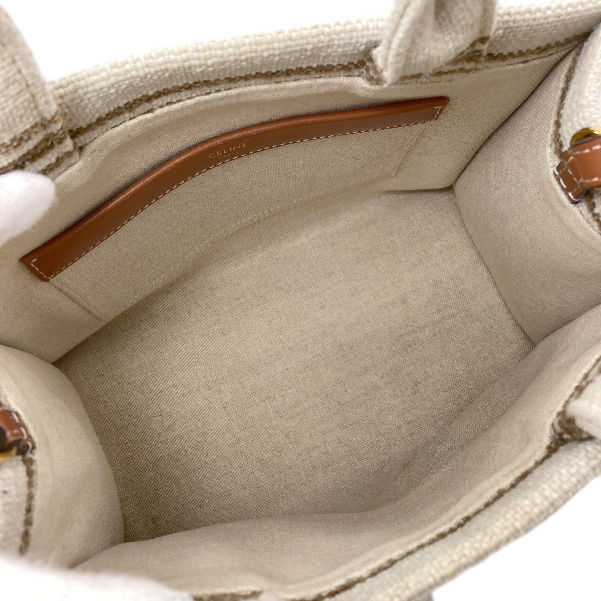 Celine Small Cabas Thais 2-Way Handbag Canvas — view 5