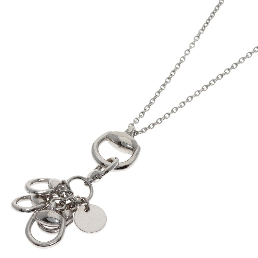 Gucci Horsebit Necklace 18K White Gold