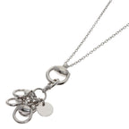 Gucci Horsebit Necklace 18K White Gold