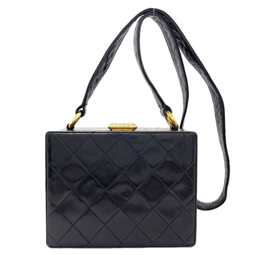 Chanel Quilted Gold Shoulder Bag Lambskin