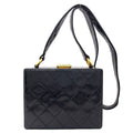 Chanel Quilted Gold Shoulder Bag Lambskin