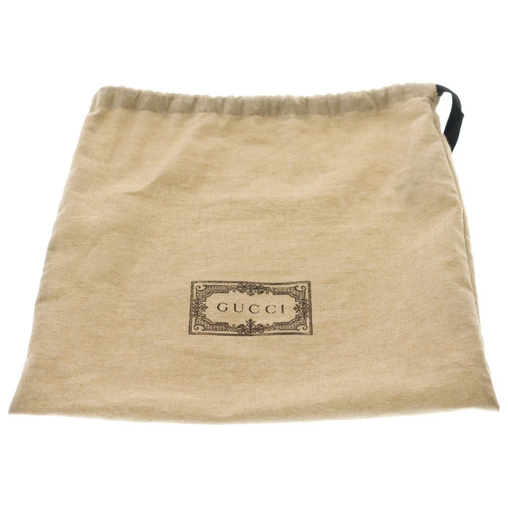 Gucci GG Marmont Shoulder Bag Chain Black Leather Gold — view 9