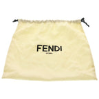 Fendi Fast Small Mini Shoulder Bag Gray Leather Gold — view 8