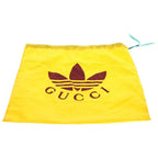 Gucci Adidas Logo Leather Shoulder Bag Black Blue — view 8