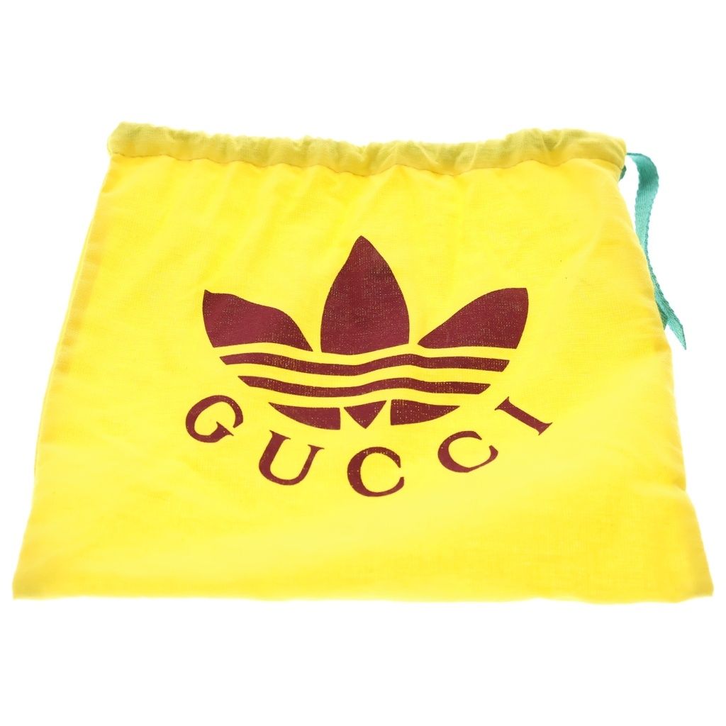 Gucci Adidas GG Logo Buckle Trefoil Belt Brown — view 6