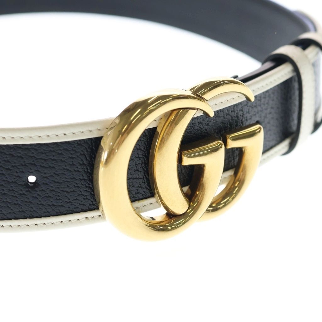 Gucci Adidas GG Logo Buckle Trefoil Belt Blue — view 4