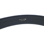 Gucci Adidas GG Logo Buckle Trefoil Belt Blue — view 5