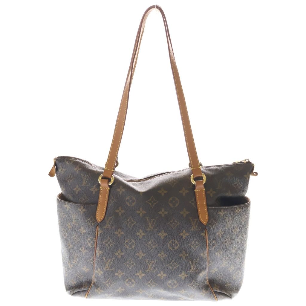 Louis Vuitton Monogram Totally MM Tote Shoulder Bag Brown — view 2