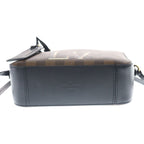 Louis Vuitton Damier Santa Monica Leather Shoulder Bag Brown — view 4